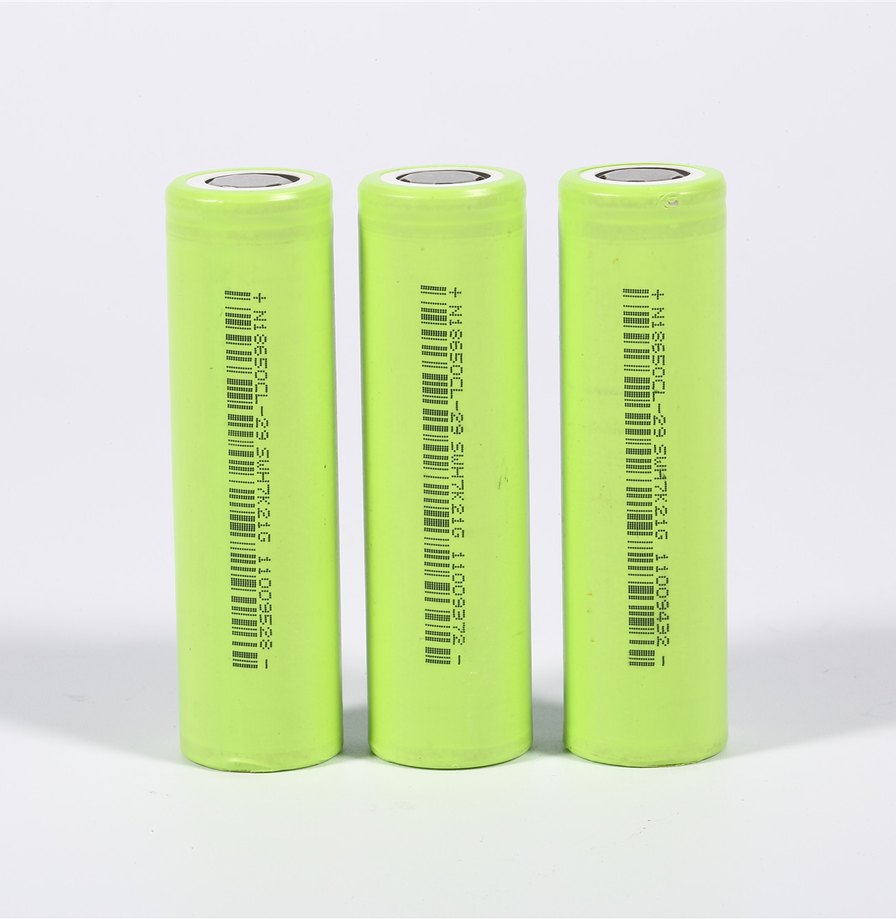 Baterías 18650 verdes de 3,6 voltios para banco de energía